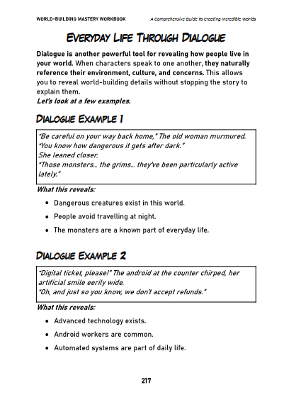 World Building Workbook Preview 25